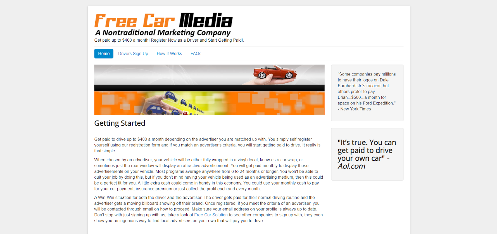 Free Car Media, una forma de cobrar por anunciar en su automóvil