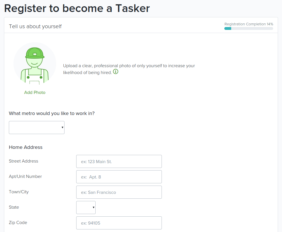 convertirse en taskrabbit tasker