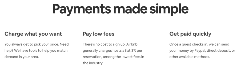 Airbnb: cobra lo que quieras y recibe un pago rápido