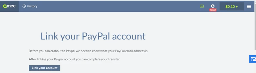 link PayPal account
