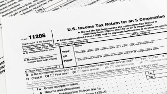imagen del formulario de impuestos para pequeñas empresas S corporaciones