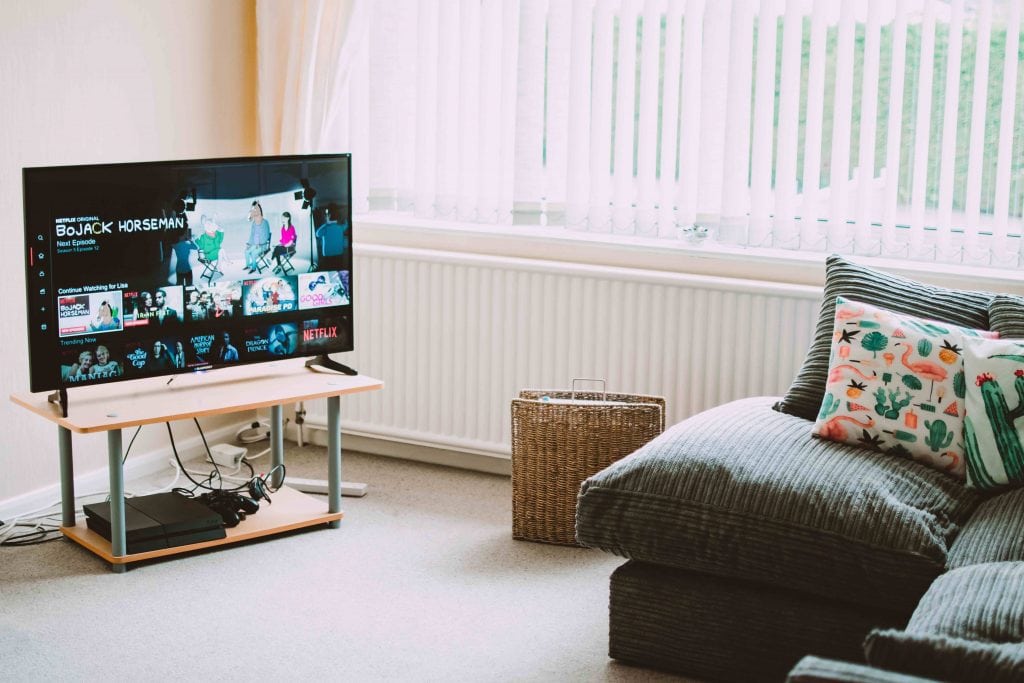 Smart TV en la sala de estar