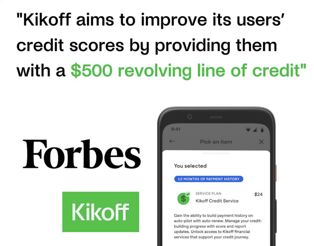 kikoff Línea de crédito revolvente de $500