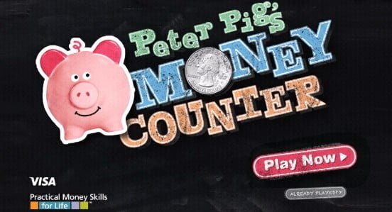 Peter Pigs Money counter online game