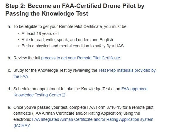 Regulaciones de la FAA