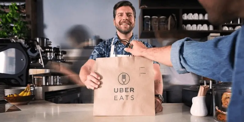 Una imagen promocional de Uber Eats