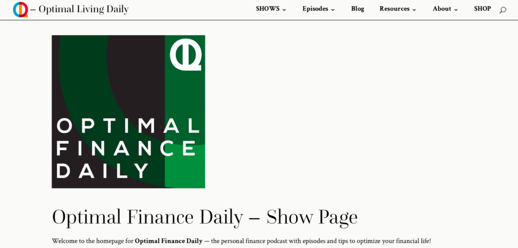 Los mejores podcasts de finanzas personales:Finanzas óptimas diarias