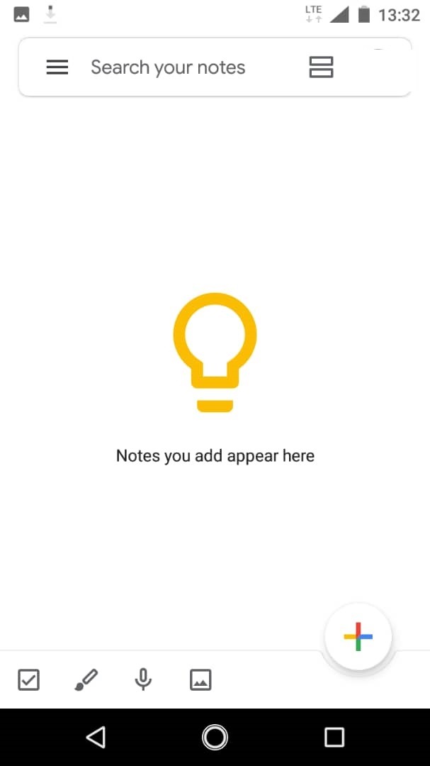 Aplicaciones de productividad para Android Google Keep 3