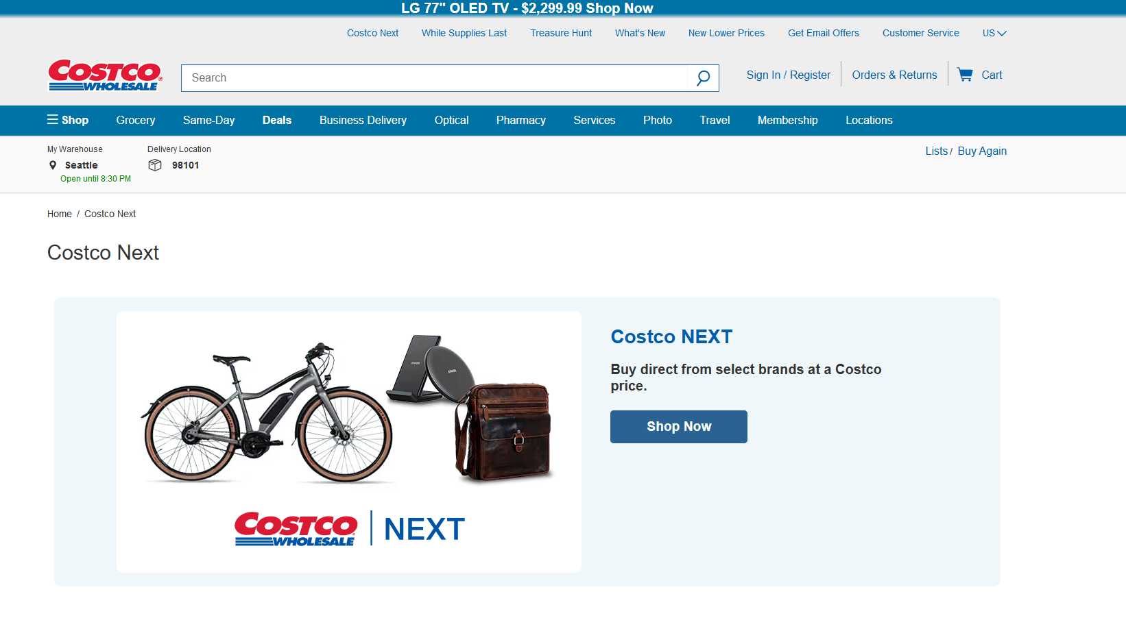 Costco Next La característica escondida de esta cadena de