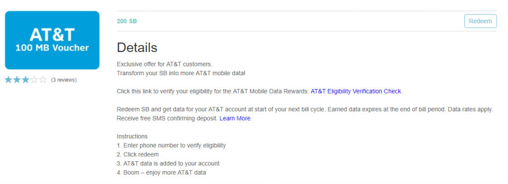 Swagbucks AT&T