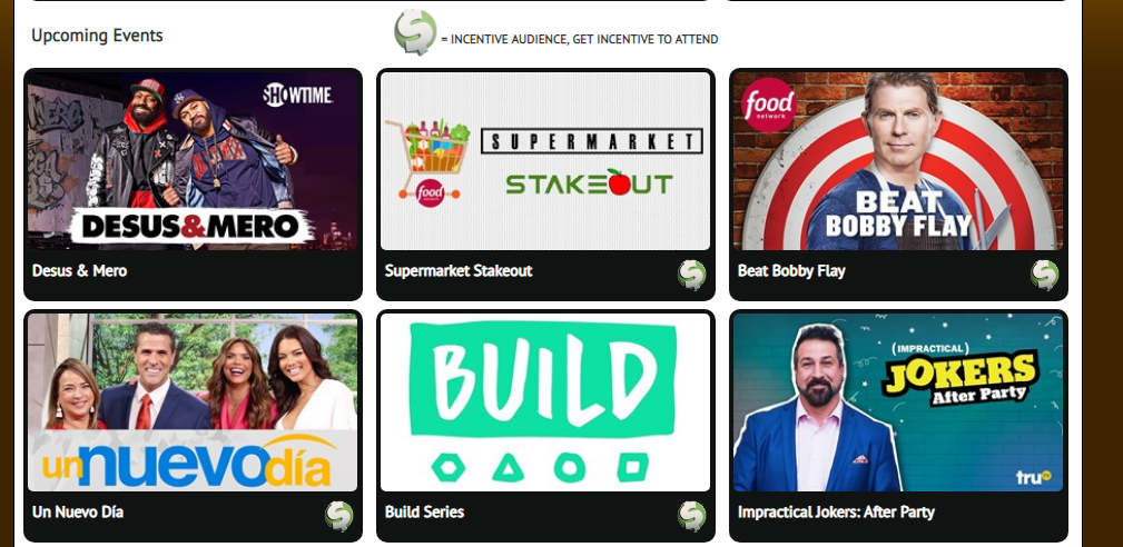 Ejemplo de programas pagados y no pagados en Onset Productions