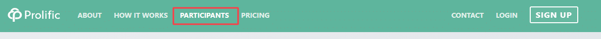 Registro en Prolific